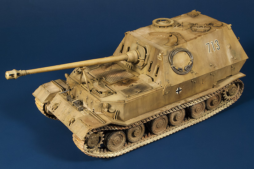 Taller: Jagdpanzer Elefant, Italeri 1/35, Remates de Pintura, por Paco Carmona