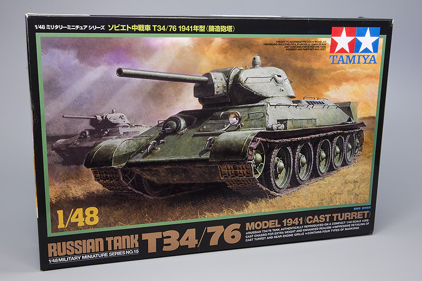 Revisión: T-34/76 Model 1941 (Cast Turret), Tamiya 1/48 Ref. 32515