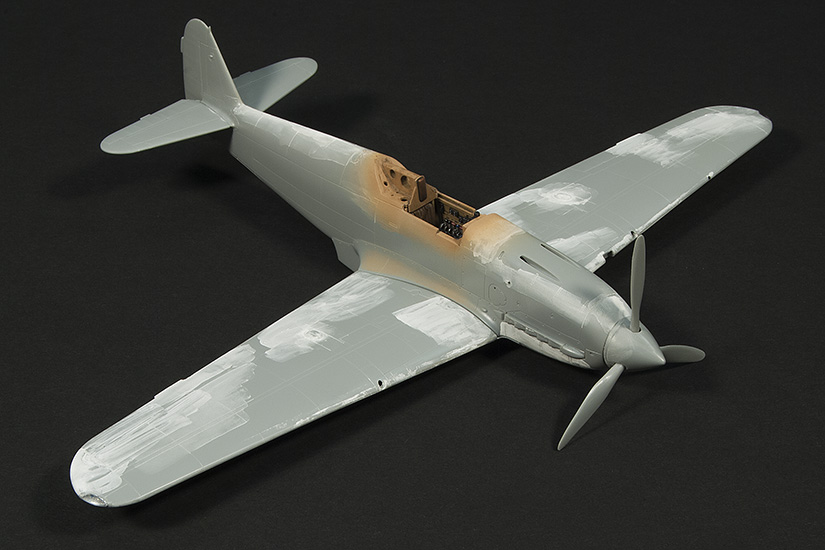 Taller: Ki-61 “Tony”, Hasegawa 1/48, Montaje Fuselaje y Pintura Cabina, por Carlos Alba