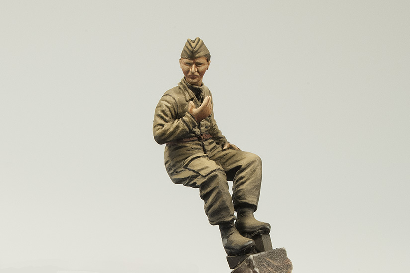 Taller: Tanquista Ruso WWII, Total War Miniatures 1/48, Pintura (1), por Carlos Alba