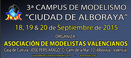 3er. Campus de Modelismo “Ciudad de Alboraya”
