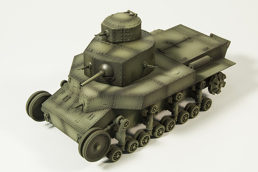 Taller: T-24 Medium Tank, Hobbyboss 1/35, Pintura (1), por Fco. José Pinos
