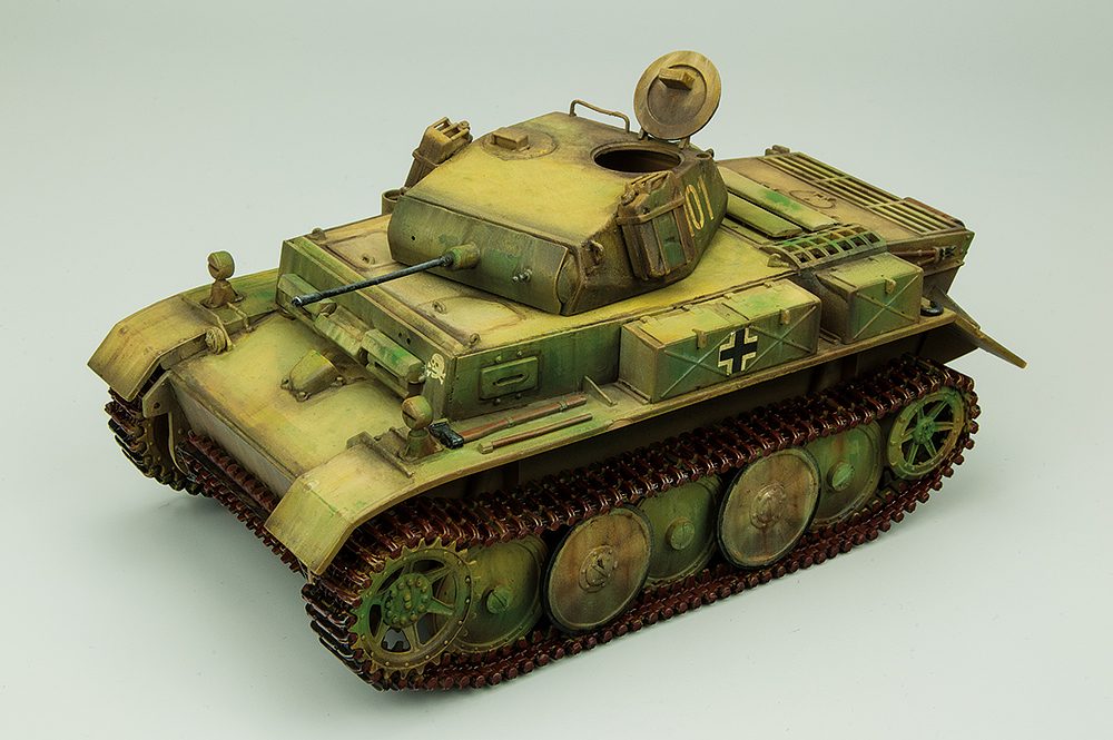 Taller: PzKpfw II Ausf.L “Luchs”, ICM 1/35, Pintura (2), por Paco Lao