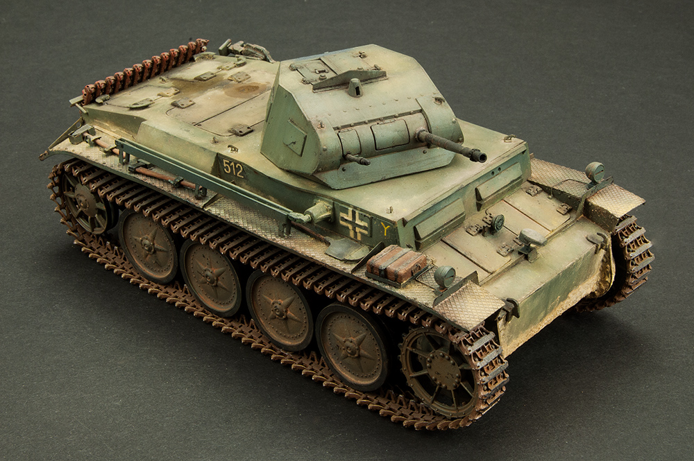 Taller: Panzer II Ausf.D, ICM 1/35, Pintura (1), por Fco. José Pinos