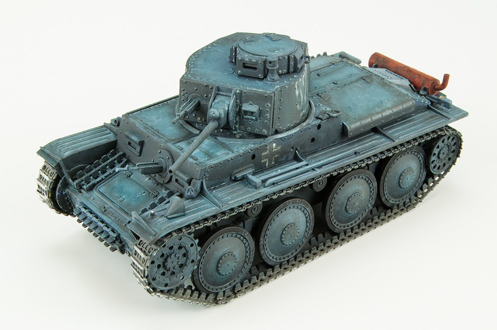 Taller: Panzerkampfwagen 38(t) Ausf.E/F, Pintura (1), Tamiya 1/48 por Fco. Javier Mateos