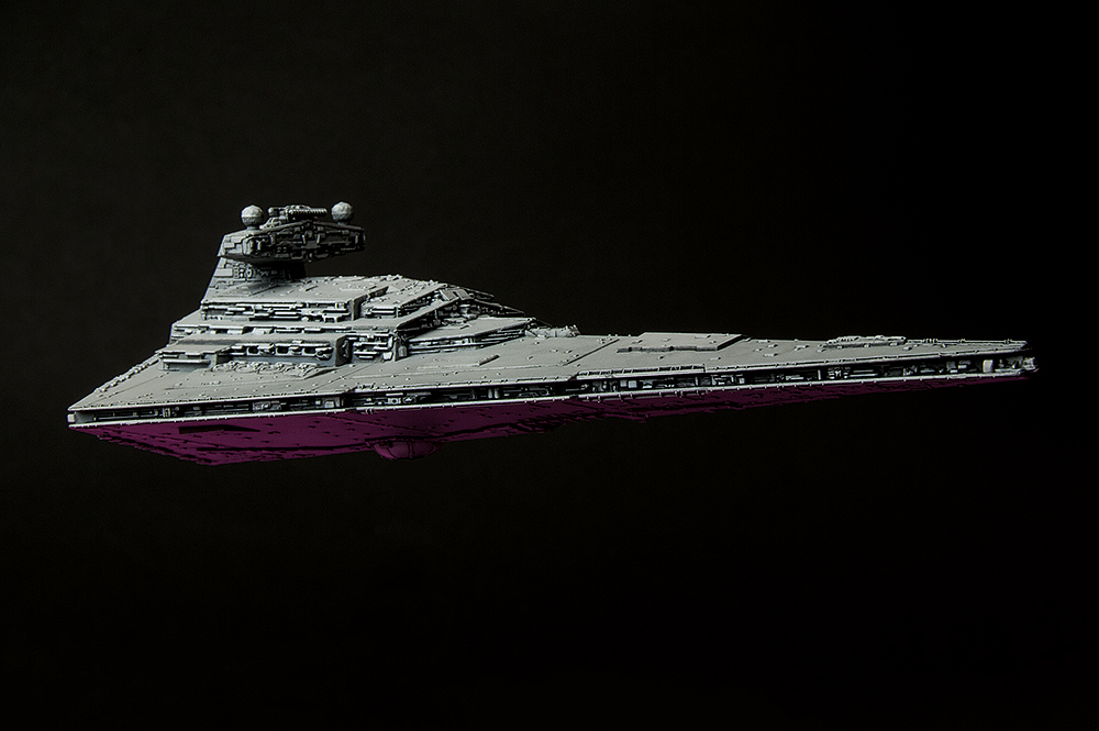 Taller: Imperial Star Destroyer, Bandai 1/15.000, Pintura (2), por Carlos Alba
