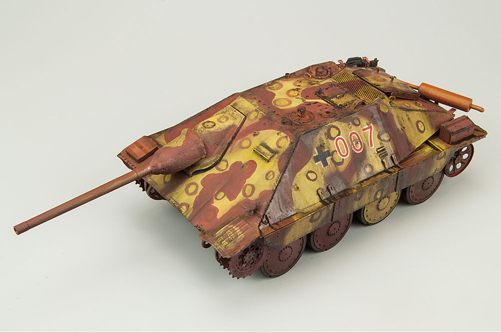 Taller: Jagdpanzer 38(t) Hetzer-Starr, Trumpeter 1/35, Pintura (1), por Fco. Javier Mateos