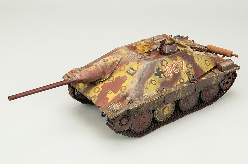 Taller: Jagdpanzer 38(t) Hetzer-Starr, Trumpeter 1/35, Pintura (2), por Fco. Javier Mateos