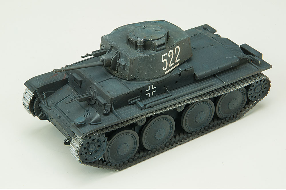 Taller: Panzerkampfwagen 38(t) Ausf.E/F, Pintura (1), Tamiya 1/48, por Jose M. Martinez Baron