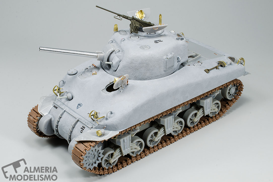 Taller: M4A1 Sherman, Dragon 1/35, Montaje (2) por Joaquín Gª Gázquez