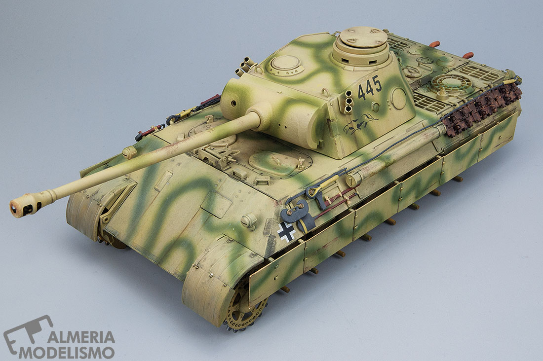 Taller: Panther Ausf. D, Tamiya 1/35, Pintura (3) por Alfredo Mendoza