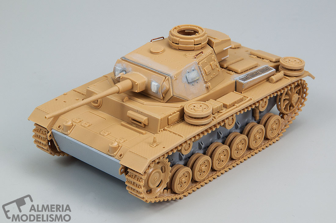 Taller: Panzer III Ausf.J, transformación s/Tamiya, 1/48, Montaje (1) por Carlos Alba