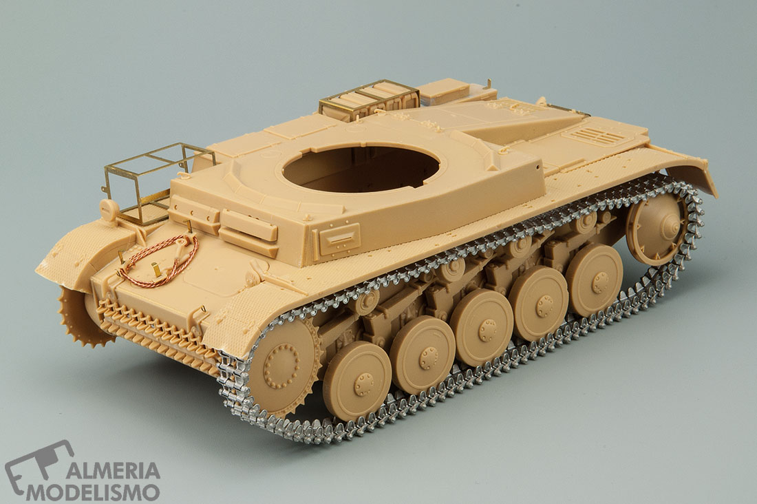 Taller: Panzer II Ausf.F, Academy 1/35, Montaje (1) por Rafael León