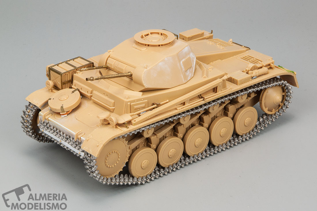Taller: Panzer II Ausf.F, Academy 1/35, Montaje por Juan José Cuevas